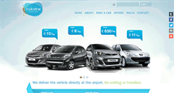 Desktop Screenshot of maltafirstcarhire.com